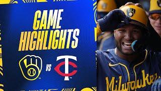Brewers vs. Twins Game Highlights (7/21/24) | MLB Highlights