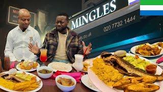 FIRST TIME Trying SIERRA LEONEAN Food in LONDON | Mingles Restaurant Review