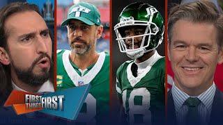 Did Rodgers cross the line calling out Mike Williams after the Jets' loss? | FIRST THINGS FIRST