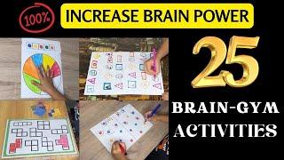 25 Brain gym Activities For Kids | Brain Gym (Age 3+)