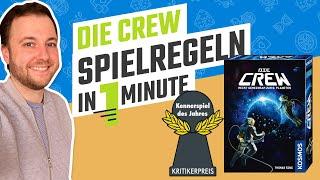 Die Crew (Kennerspiel des Jahres 2020) - Spielregeln in nur 1Minute!