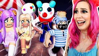 We spent the night at a HAUNTED carnival...Piggy was there! Roblox Piggy Carnival!