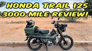 Honda Trail 125 CT125 3000 Mile Review #honda #ct125 #trail125