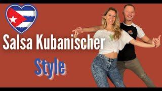 Salsa kubanischer Style tanzen für Anfänger erklärt (Setenta & Enchufla)