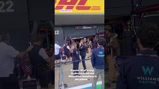 Richard Ashcroft recording Bittersweet Symphony video from the Silverstone F1 Pitlane @lauracwinter