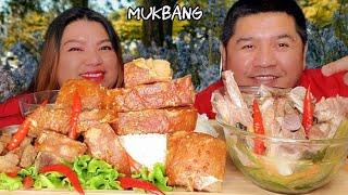 Lechon Kawali & Pork Ribs Sinigang | Air Fried Pork Belly! Filipino food putok batok