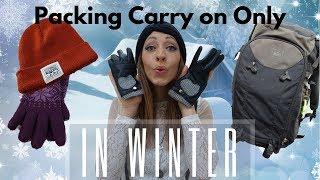 Packing Carry On Only in Winter