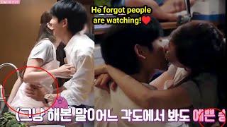 Spotted!  Jung Hae In keeps on holding Jung So Min's waist l he forgets people are watching