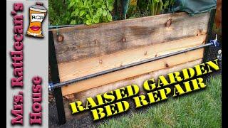 Raised Garden Bed Repair | MRS. RATTLECAN'S HOUSE