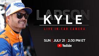 Live: Kyle Larson's in-car camera presented by Sunoco