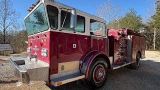 Antique Fire Truck.  2 stroke detroit diesel 671  facebook marketplace find