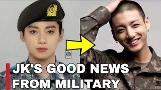 Jungkook's Good News From Military  JK Latest  Good News  BTS News Today   #bts #jungkook #jk