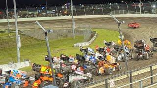 POWRi Outlaw 410 Sprint Cars - Texas Motor Speedway Dirt Track (April 5th 2024) #sprintcar