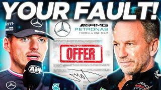 Max Verstappen's HUGE REVENGE on Horner & Red Bull After Mercedes NEW OFFER!