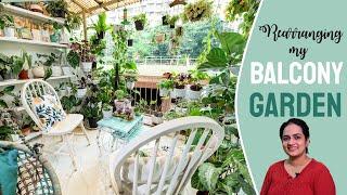 Rearranging my Balcony Garden | 300+ plants | DIY | Makeover