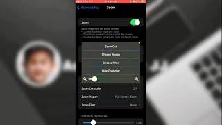 HOW TO ZOOM MAGNIFIES THE INTIRE SCREEN ON YOUR IPHONE