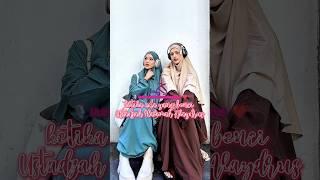 MISS NIQOBIE | HUBABAH HALIMAH ALAYDRUS  | KETIKA ADA YANG BENCI USTADZAH HALIMAH  #shorts