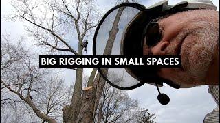 HUGE Silver Maple Tree Removal with a Lot of Rigging