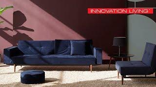 Диван Innovation Living Splitback с мягкими подлокотниками Sharp ножками Styletto