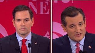 Marco Rubio and Ted Cruz's fiery clash on immigration