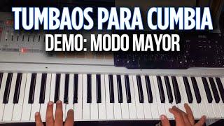 Como tocar cumbia: TUMBAOS EN DO MAYOR. TUTORIAL PIANO CUMBIA. Piano tropical.