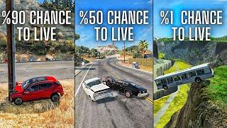 CHANCE OF SURVIVAL IN CAR CRASHES - BeamNG.Drive