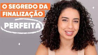 O SEGREDO DA FINALIZAÇÃO PERFEITA! CABELO CACHEADO| JULIANA LOUISE