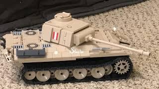 Stolen German panther VS German tiger tank LEGO/COBI