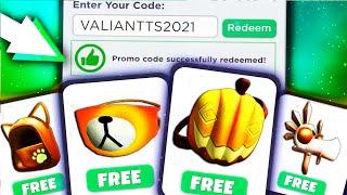 FREE ACCESSORIES! ALL NEW ROBLOX PROMO CODES 2021! FREE ROBUX ITEMS IN OCTOBER WORKING EVENTS ROBLOX