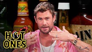 Chris Hemsworth Gets Nervous While Eating Spicy Wings | Hot Ones