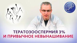 Привычное невынашивание беременности на сроке 4-6 недель и тератозооспермия 3%. Живулько А.Р.