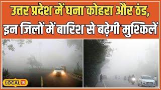 UP Weather Update: Uttar Pradesh में Cold Wave, कोहरा और बारिश, IMD ने जारी किया Alert #local18