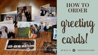 how to order holiday cards with McKay's Photography