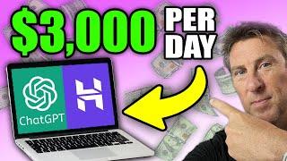 $3,000 PER DAY Easiest Passive Income Using AI! Zero Effort!