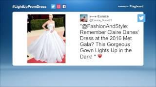 Teen creates light-up prom dress