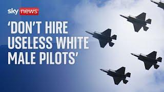 RAF applicants described as ‘useless white males’