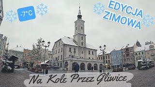 Na Kole Przez Gliwice ️ RYNEK ️ RADIOSTACJA ️ CENTRUM PRZESIADKOWE ️ ZIMA 2023 / 2024 ️ GoPro