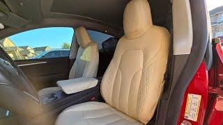 TESERY Leather Seat Covers for my 2024 Tesla Model Y Dual Motor!!!