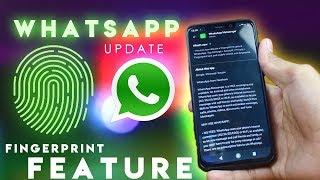 NEW WhatsApp Fingerprint Feature November  2019 