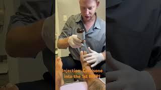 Podiatry Explained | BIG toe injection #podiatry