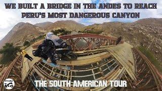 The Most Dangerous Canyon in Peru: Riding Through South America on Motorcycle #attisway