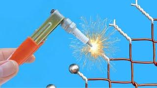 How To Make A Simple Welding Machine from SPARK PLUG at home! Genius idea