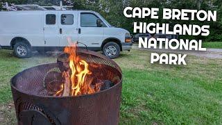 Our FIRST NIGHT in CAPE BRETON HIGHLANDS NATIONAL PARK