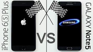 iPhone 6S Plus vs. Galaxy Note 5 Speed Test