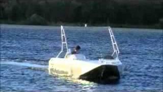 Aluminium Wake Boat - Lizard Yachts Wake 6.4 First Water Test