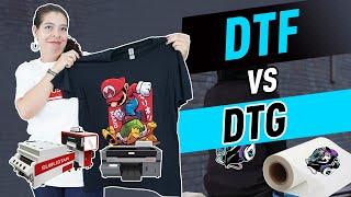 Impresión DTF y DTG, ¿Cómo elegir?