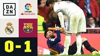 Sergio Ramos schlägt Lionel Messi ins Gesicht: Real Madrid - FC Barcelona 0:1 | La Liga | DAZN