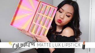 COLOURPOP MATTE LUX LIPSTICKS ⋆ Review, Lip Swatches + Dupes