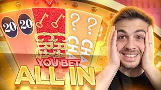 DOING MASSIVE ALL IN BETS ON  TABLE & GAMESHOW GAMES!