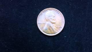 Coins : USA Penny 1945 S Coin aka Wheat Penny or Lincoln Penny